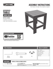 Lifetime 60246 Assembly Instructions Manual
