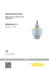 Vega VEGAPULS C 11 Operating Instructions Manual