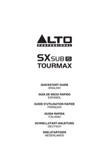 Alto SX-SUB15 TOURMAX Quick Start Manual