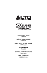 Alto SX-SUB18 TOURMAX Quick Start Manual