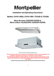 montpellier CHV611MSS Installation And Operating Instructions Manual