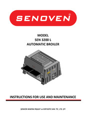 Senoven SEN 3200 L Instructions For Use And Maintenance Manual