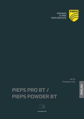 PIEPS PRO BT Manual