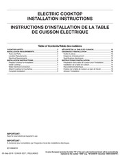 Jenn-Air JEC4430KS Installation Instructions Manual