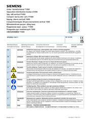 Siemens 8PQ9802-7AA11 Operating Instructions Manual