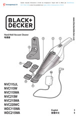 Black+Decker NVC115WA Manual