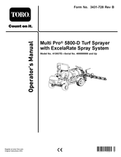 Toro Multi Pro 5800-D Operator's Manual