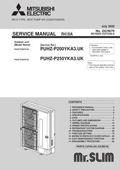 Mitsubishi Electric PU-P250YKA3 Service Manual