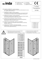 INDA B9721S D Manual