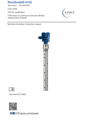 Solutions UWT NivoGuide 8100 Technical Information/Instruction Manual