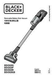 User manual Black & Decker BSV2020G (English - 40 pages)