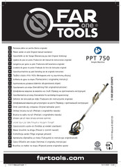 Far Tools PPT 750 Original Manual Translation