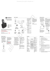 Motorola D1010 Series Quick Start Manual