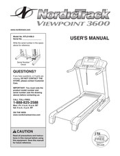 ICON NprdicTrack VIEWPOINT 3600 User Manual