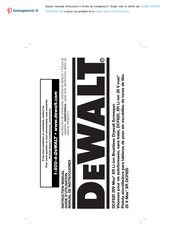 DeWalt DCF620D2-QW Instruction Manual
