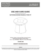 Home Decorators Collection FHWS80121 Use And Care Manual