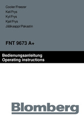 Blomberg FNT 9673 A+ Operating Instructions Manual
