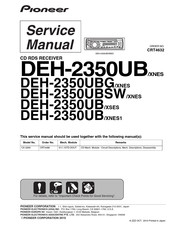 Pioneer DEH-2350UBG/XNES Service Manual