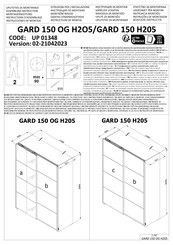Dedeman GARD 150 OG H2O5 Assembling Instruction