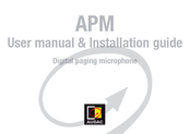 AUDAC APM Series User Manual & Installation Manual