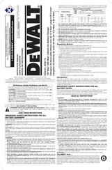 Dewalt DCB107 Instruction Manual