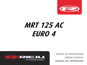 Rieju MRT 125 AC EURO 4 Owner's Manual