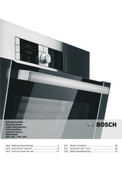 Bosch BIC630NS1 Instruction Manual
