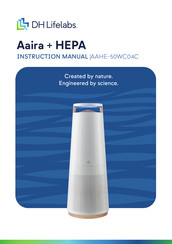 DH Lifelabs Aaira + HEPA AAHE-50WH04C Instruction Manual
