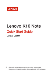 Lenovo L38111 Quick Start Manual