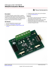 Texas Instruments INA220 User Manual