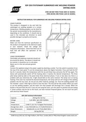 ESAB 0700100000 Instruction Manual