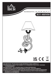 HOMCOM B31-460V90 Manual