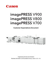 Canon imagePRESS V900 Manual