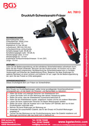 BGS technic 70913 Manual