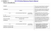 Honda Fit 2011 Online Reference Owner's Manual