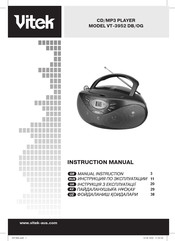 Vitek VT-3952 DB/OG Instruction Manual