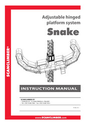 SCANCLIMBER Snake Instruction Manual