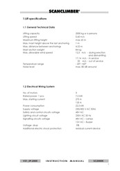 SCANCLIMBER SC2000K Manual