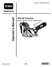Toro TRX-20 Operator's Manual