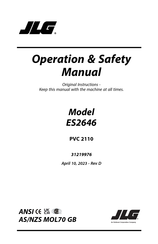 Oshkosh JLG ES2646 Operation & Safety Manual