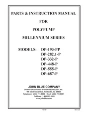 CDS-JOHN BLUE COMPANY DP-687-P Spare Parts & Instruction Manual