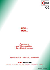 Unigas N1060A Manual Of Installation - Use - Maintenance