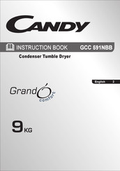 Candy GrandO Comfort GCC 591NBB Instruction Book