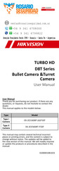 HIKVISION Turbo HD D8T Series User Manual