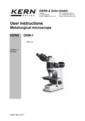 Kern Optics OKM-1 User Instructions