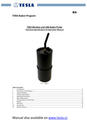 Tesla Tera TSR3 Operation Manual