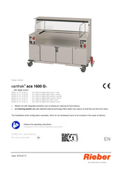 Rieber varithek acs 1600 03 digital W/K User Manual