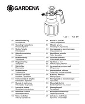 Gardena 1,25 l Operating Instructions