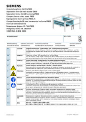 Siemens d800 Operating Instructions Manual