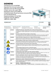 Siemens D800 Operating Instructions Manual